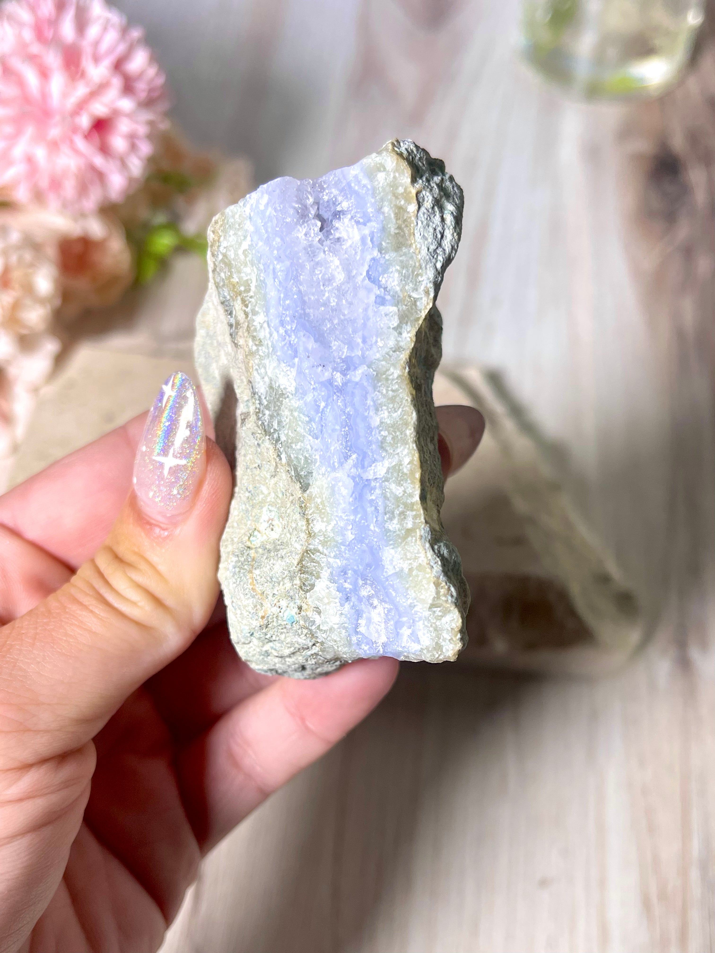 Raw Blue Lace Agate