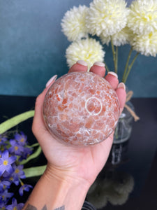 New Find Pink Agate Sphere